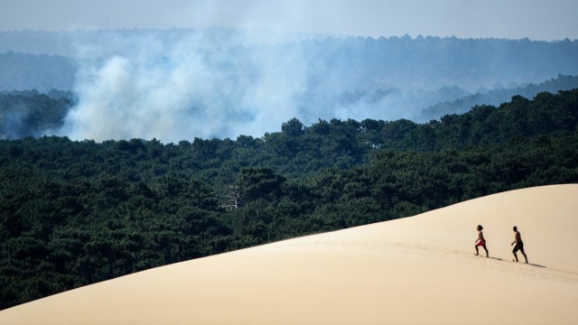 آتش‌سوزی جنگل‌ها در فرانسه