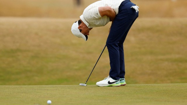 British-Open-Sieger Cameron Smith: Frustrierter Local Hero: Rory McIlroy spielte in St Andrews über weite Strecken wunderbares Golf - aber in der Schlussrunde wollten seine Putts nicht fallen.