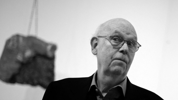 Popart-Künstler Claes Oldenburg: Claes Oldenburg im Guggenheim Bilbao Museum im Jahr 2012.