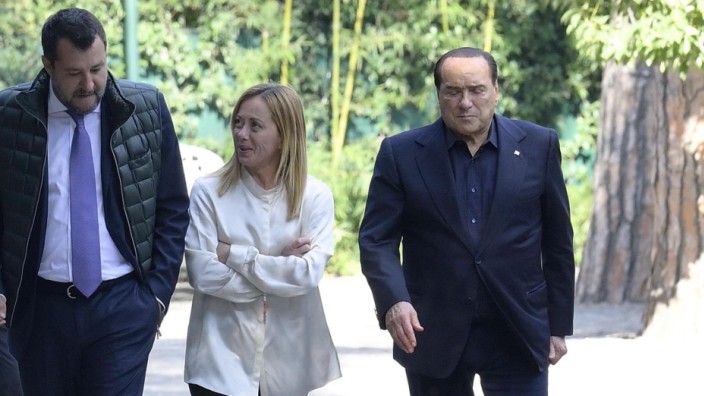 Italien: Drei, die gemeinsam gewinnen könnten: Matteo Salvini, Giorgia Meloni und Silvio Berlusconi.