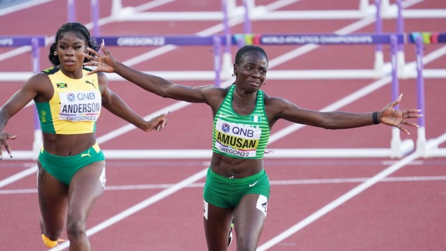 Weltrekord von Armand Duplantis: Tobi Amusan läuft bereits im Halbfinale über die 100 Meter Hürden Weltrekord - ihre Bestzeit im Finale wird wegen zu starken Rückenwinds nicht anerkannt.