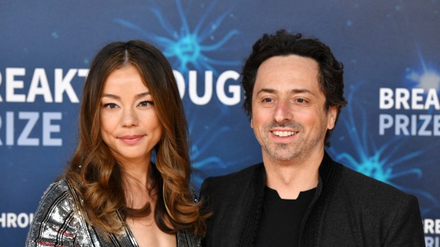 Elon Musk: Nicole Shanahan und Sergey Brin im Jahr 2020.