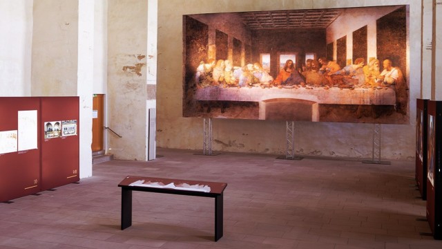 Im Deutschen Theater München: Originalgetreu ist diese Kopie Leonardos "Das Letzte Abendmahl", die im Silbersaal des Deutschen Museums zu sehen sein wird.