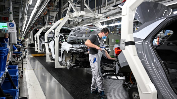 Umweltbonus: Produktion von Elektrofahrzeugen bei Volkswagen.