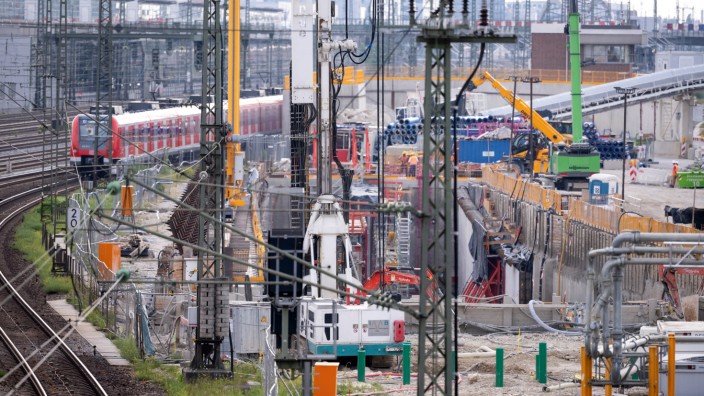 Krisentreffen in München: Der Bau der zweiten Stammstrecke hat längst begonnen. Doch bis hier endlich Züge rollen werden, werden noch viele Jahre vergehen.