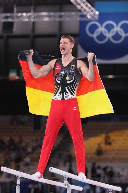 Athleten bei den European Championships: Silber in Tokio: Lukas Dauser bei seinem bislang größten Erfolg.