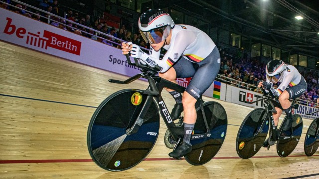 European Championships: Eine Welt brach für Gudrun Stock (vorne) schon vor Tokio zusammen - bis München fand die Bahnradspezialistin nicht mehr zurück in ihren Leistungssport.