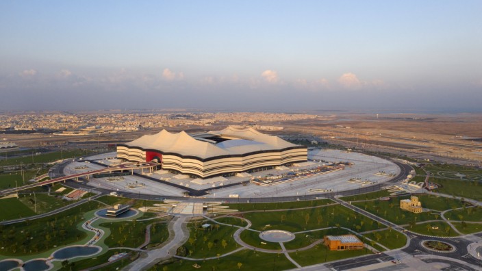 Fußball-WM 2022 in Katar: Das al-Bayt-Stadion in al-Khor