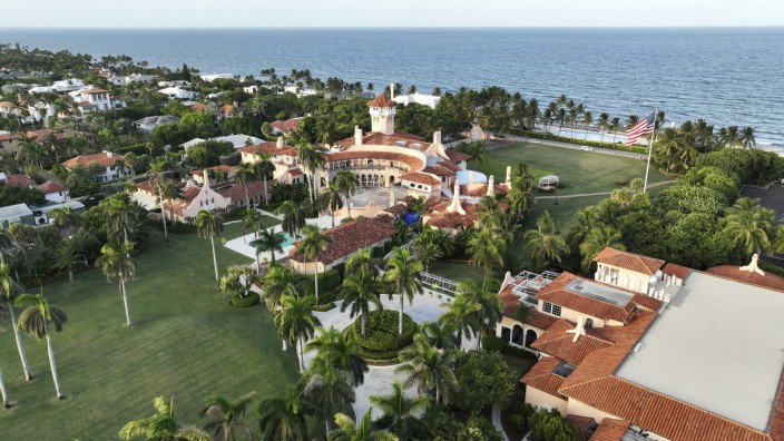 Razzia in Trumps Anwesen: Trumps Anwesen in Florida.