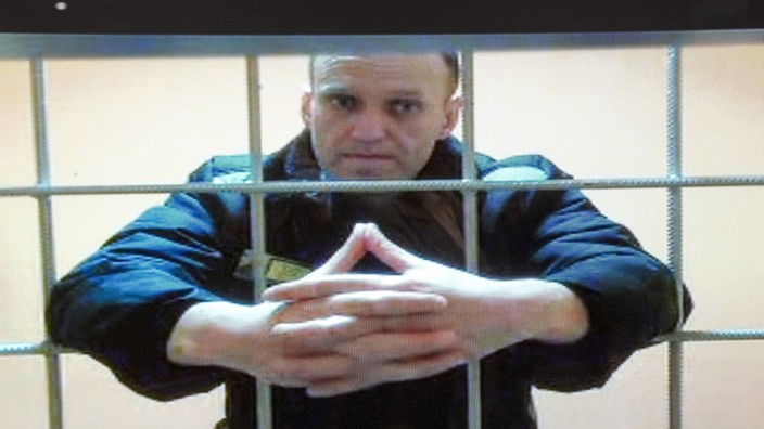 Alexej Nawalny: Der Oppositionspolitiker Alexej Nawalny auf einem Foto, das der russische Strafvollzug zur Verfügung gestellt hat.