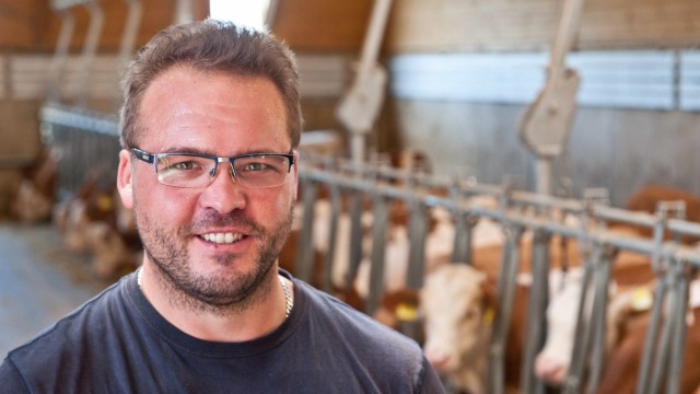 Ernte im Landkreis Ebersberg: Seit Kurzem erst ist Matthias Vodermeier aus Neufarn neuer Kreisobmann des Bauernverbandes.