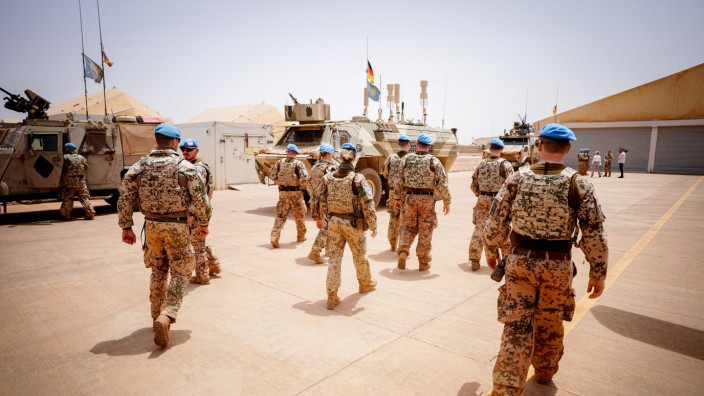 Mali-Einsatz: Das deutsche Feldlager in Mali befindet sich unweit des Flugplatzes von Gao, der nun offenbar russischer Kontrolle unterliegt.