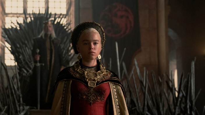 "House of the Dragon" auf Sky: Thronerbin oder nicht? Milly Alcock als junge Prinzessin Rhaenyra Targaryen.