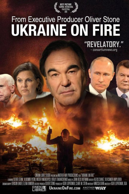 Leipzig: Der Film "Die Ukraine brennt" ist eine bildgewaltige Pseudodokumentation über die Maidan-Proteste in Kiew, in der Ukrainer entweder als US-Marionetten oder radikalisierte Nationalisten dargestellt werden.