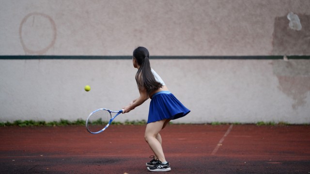 SZ-Serie: Grün im Grau: Tennisspielen hat hier Tradition.