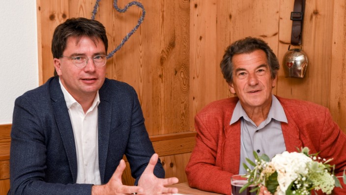 Pressekonferenz in Geretsried: Florian von Brunn (links) und Klaus Barthel haben diverse Forderungen an die bayerische Staatsregierung.