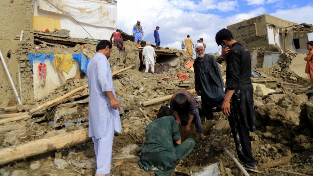 Afghanistan: Ganze Landstriche wurden von den Wassermassen plattgemacht.