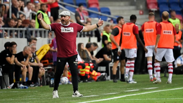 1. FC Köln in der Conference League: "Morgen erst wird uns bewusst werden, was wir erreicht haben": FC-Trainer Steffen Baumgart.