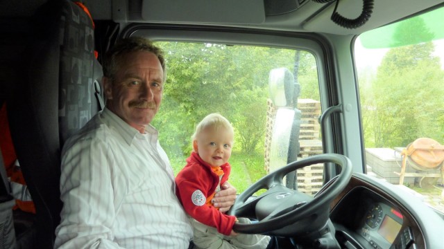 Fünf für München: Lastwagenfahrer Peter Dittrich, genannt "Kran-Bäda".