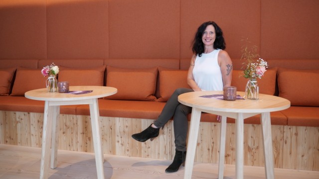 Serie: "Zukunft Bauen": Melanie Schacker in der Lounge des Kulturhofs