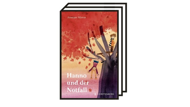 Children's Book: Annejan Mieras: Hanno and the Emergency.  With illustrations by Lindy Vass.  Translated from the Dutch by Andrea Klotman.  Gerstenberg Verlag, 2022. 192 pages, €14.  of nine years.
