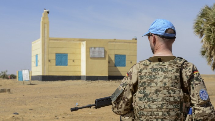 Afrika: Im Auftrag der Vereinten Nationen: Bundeswehrsoldat in Mali.