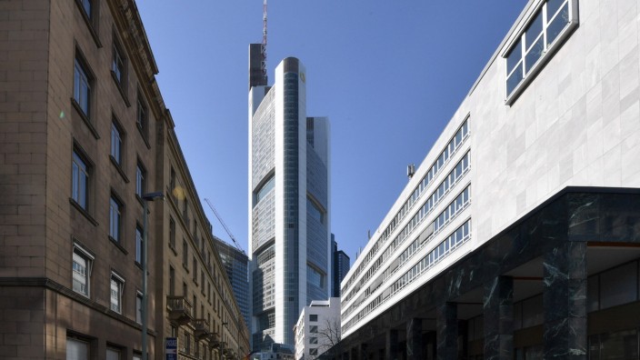 Finanzbranche: Tower der Commerzbank in Frankfurt, der Bund ist weiterhin größter Einzelaktionär der Bank.