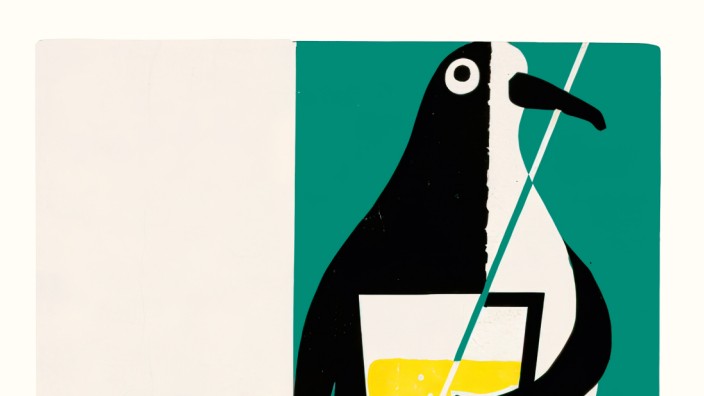 Gastrokultur: Fundstück aus der DDR: 1965 präsentiert ein Pinguin in Leipzig die Gerichte - das Café gibt es immer noch.