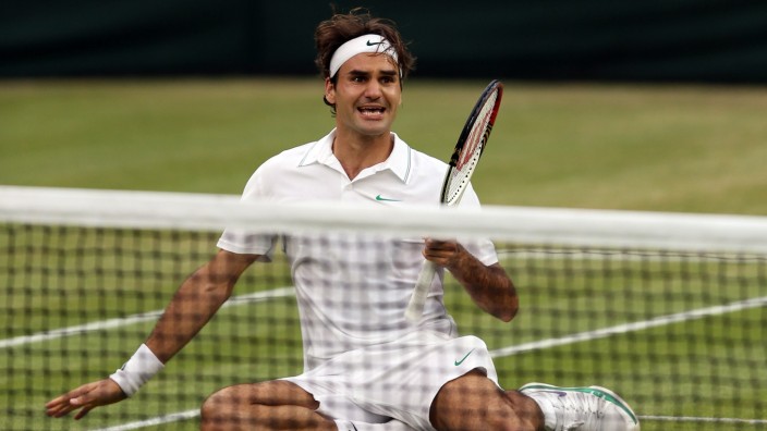 Pressestimmen zum Federer-Rücktritt: Roger Federer, 2012 in Wimbledon.