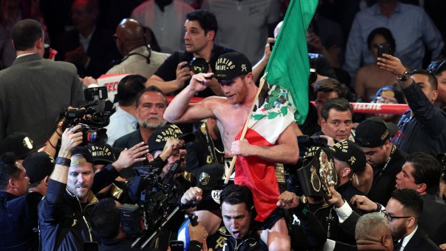 Boxkampf in Las Vegas: Umstrittener Sieger: 2018 gewann Canelo Álvarez durch Mehrheitsentscheid.