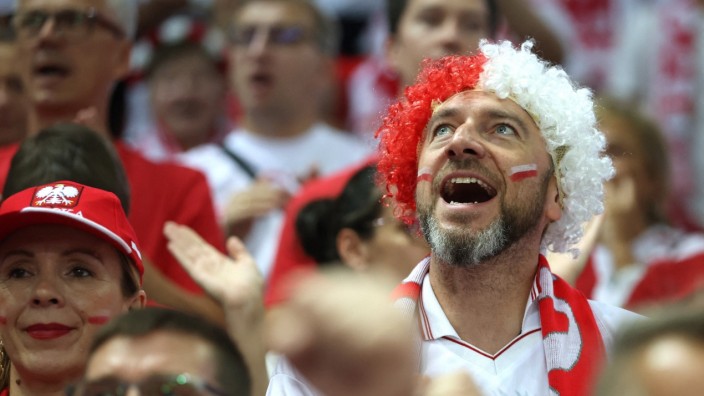 Polen: Ein Fan bei einer Sportveranstaltung