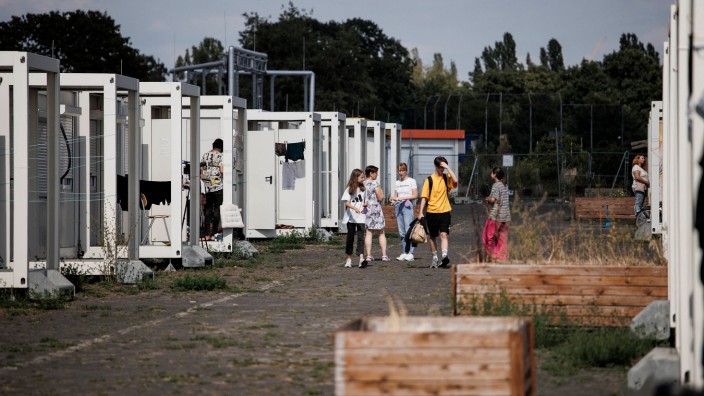 Flüchtlinge in Deutschland: Flüchtlingsunterkunft in Berlin