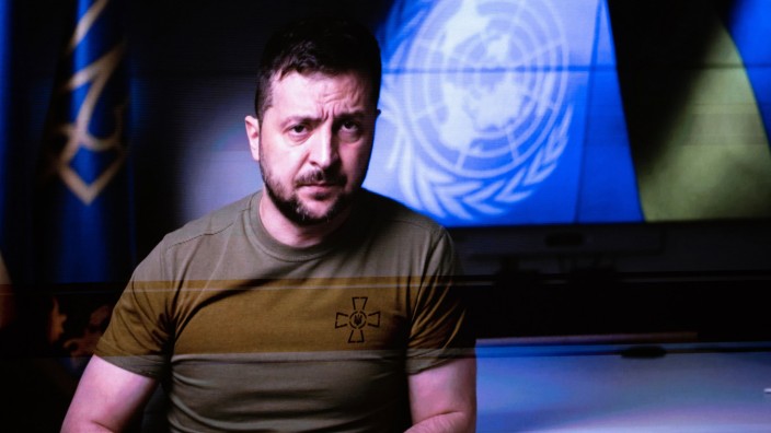 Ukraine: Wolodymyr Selenskij spricht vor der UN-Vollversammlung