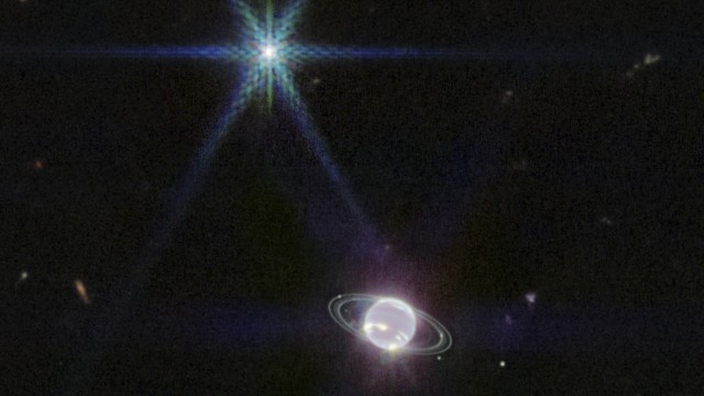 Astronomie: Die Ringe des Neptunes waren seit mehr als drei Jahrzehnten nicht mehr in dieser Klarheit zu sehen.