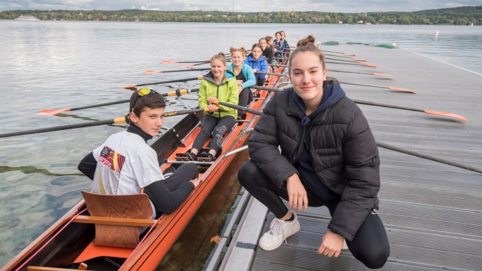 Wassersport: Anne Ried ist eines der großen Rudertalente des Münchner Ruder- und Segelvereins. Beim Roseninsel-Achter startet die 15-Jährige heuer zum zweiten Mal.