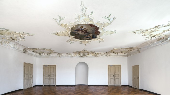 Eheschließungen: Der Festsaal in Kloster Beuerberg gilt als prächtigster Raum der Anlage und soll 1753 fertiggestellt worden sein.