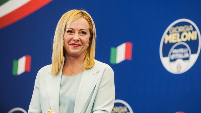 Genderparität: Giorgia Meloni hat vor neun Jahren ihre eigene Rechtspartei Brüder Italiens gegründet und wird wohl demnächst als erste Frau die italienische Regierung führen.
