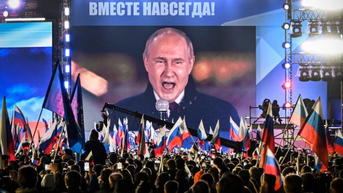 Russland: Russlands Präsident Putin scheint sich ideologisch noch einmal radikalisiert zu haben, seine Reden zeugen von einer gefährlichen Verhärtung.