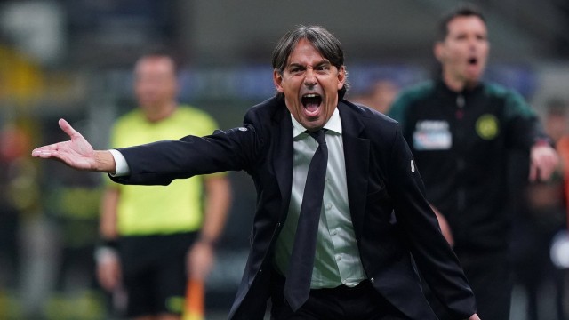Sechserpack: Wer schreit, hat selten recht: Inter-Trainer Simone Inzaghi bei der Heimniederlage gegen die Roma.