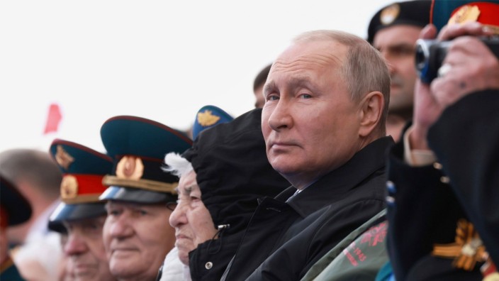 Russland: Wladmir Putin bei einer Militärparade in Moskau im Mai dieses Jahres