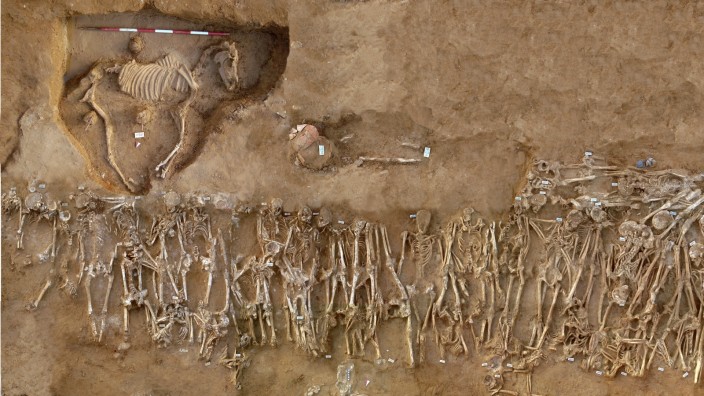 Antike: Massengrab aus der Schlacht von Himera im Jahr 409 vor Christus.