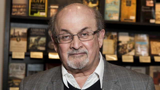 Kandidatenübersicht: Im August dieses Jahres wurde Rushdie auf offener Bühne niedergestochen. Er überlebte.