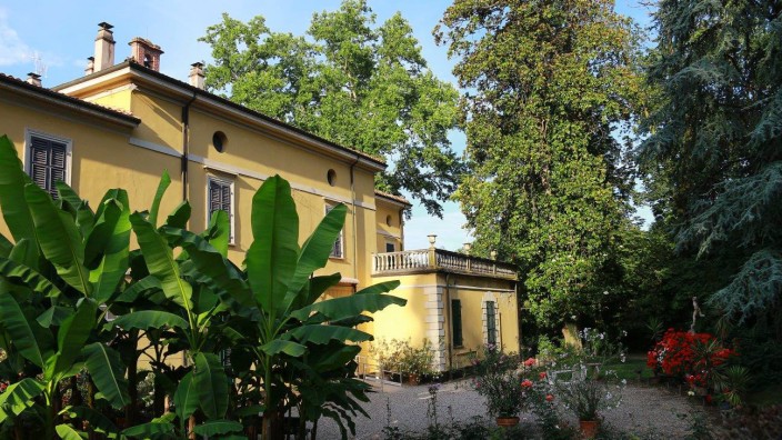 Erbstreit um Verdi-Villa: Die Villa Sant'Agata in der Po-Ebene, in der Verdi einen Großteil seines Lebens verbrachte. Demnächst soll sie versteigert werden.