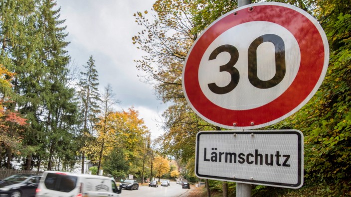 Innerörtlicher Verkehr: Lärmschutz als Grund für Tempo 30: Auf der Hanfelder Straße in Starnberg hat diese Argumentation gefruchtet.