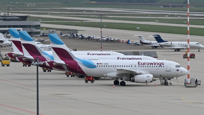 Tarifstreit: Stillstand bei Eurowings: Die Pilotenvereinigung Cockpit hat erneut zu einem Streik bei der Lufthansa-Tochter aufgerufen.