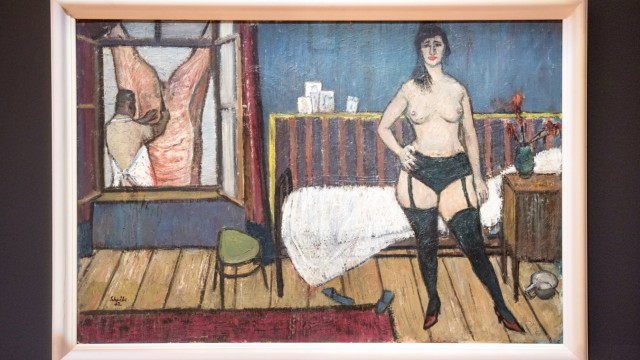 Ausstellung: Zu den ausgestellten Werken zählen viele erotische Motive. Hier Emil Scheibes "Europa und ihr Stier".