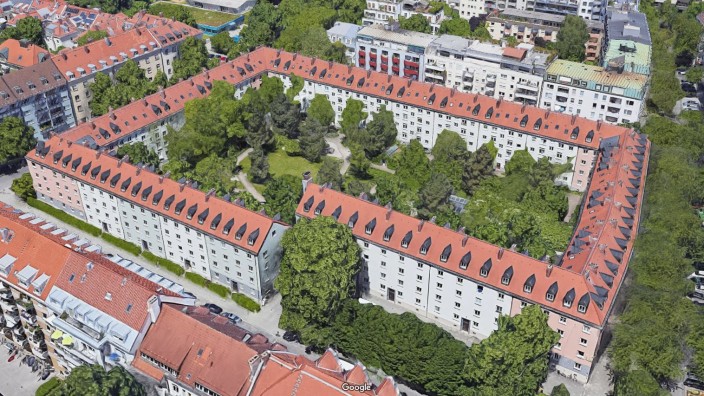 Schwabing: 230 Wohnungen existieren derzeit im Hohenzollernkarree, ein Potenzial von etwa 115 zusätzlichen Wohnungen ist vorhanden.