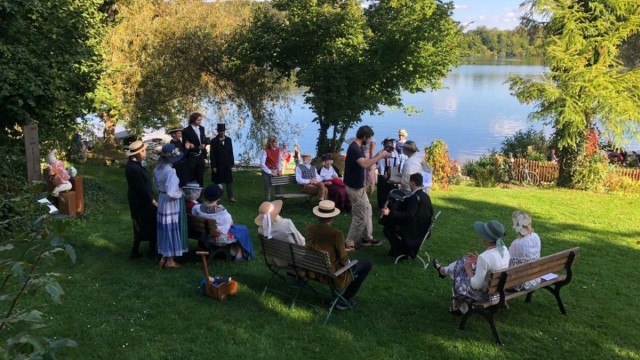 "Renoir in Weßling": Als Kulisse diente der Weßlinger See.