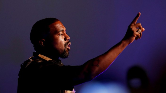Sportartikelindustrie: Der Rapper Kanye West soll an einer bipolaren Störung leiden. Er fiel zuletzt mehr durch Hassreden auf als durch seine Musik.