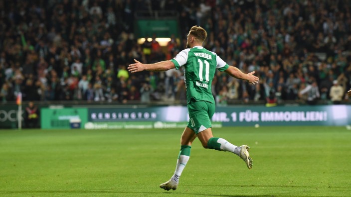 Werder Bremen: Mit dem späten 1:0 gegen Hertha BSC dürfte Werder-Stürmer Niclas Füllkrug seine WM-Chancen erneut erhöht haben.